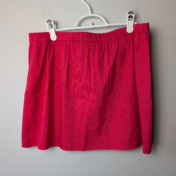 NWOT HOUSE OF HARLOW 1960 Pink Women Skirt Size XL 52% Linen - Picture 5 of 7